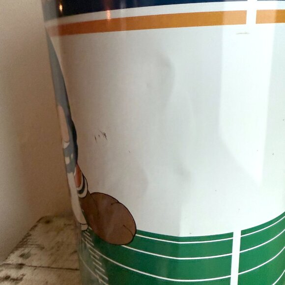 Rare Vintage 1980s Chicago Bears NFL Trash Can Football Collectible - Picture 8 of 11